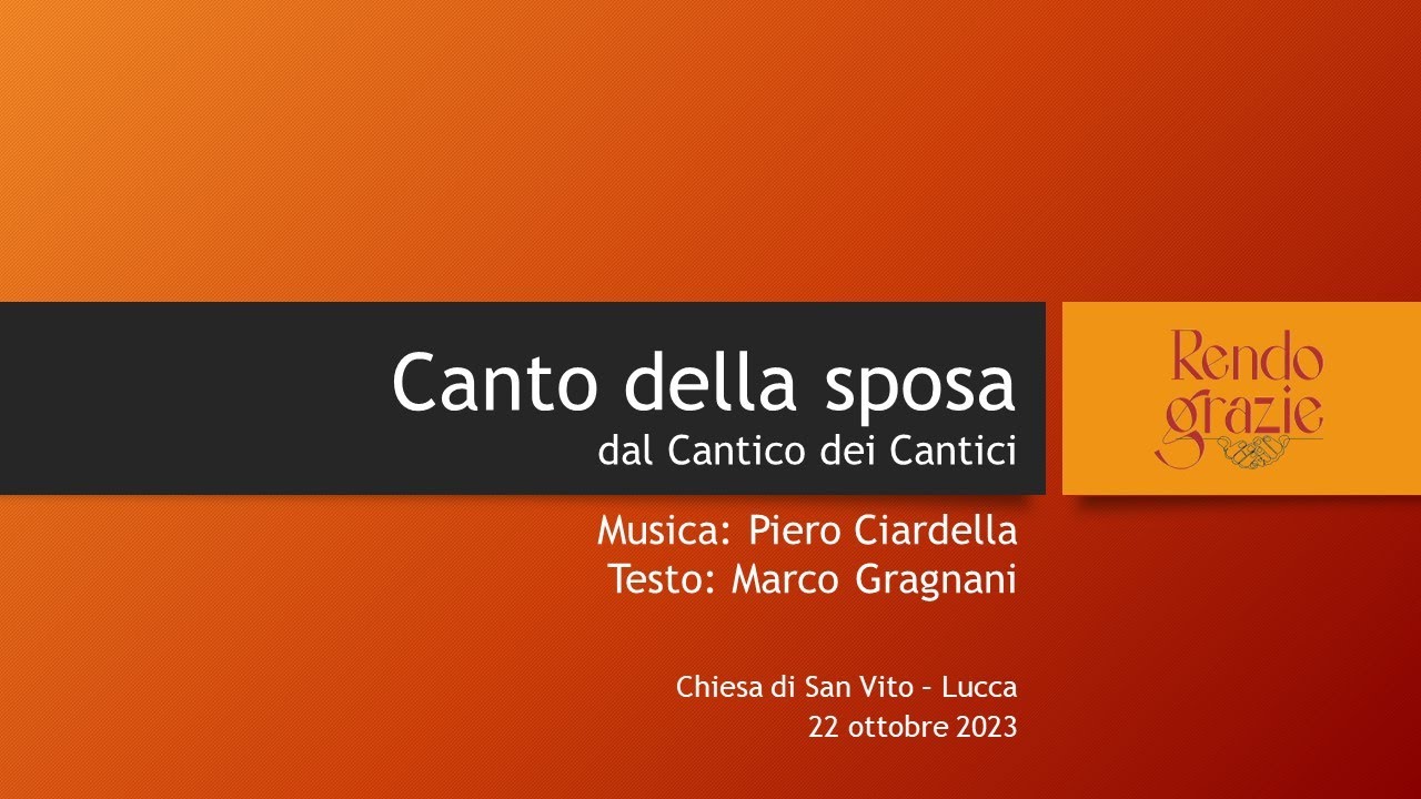 4 canto della sposa