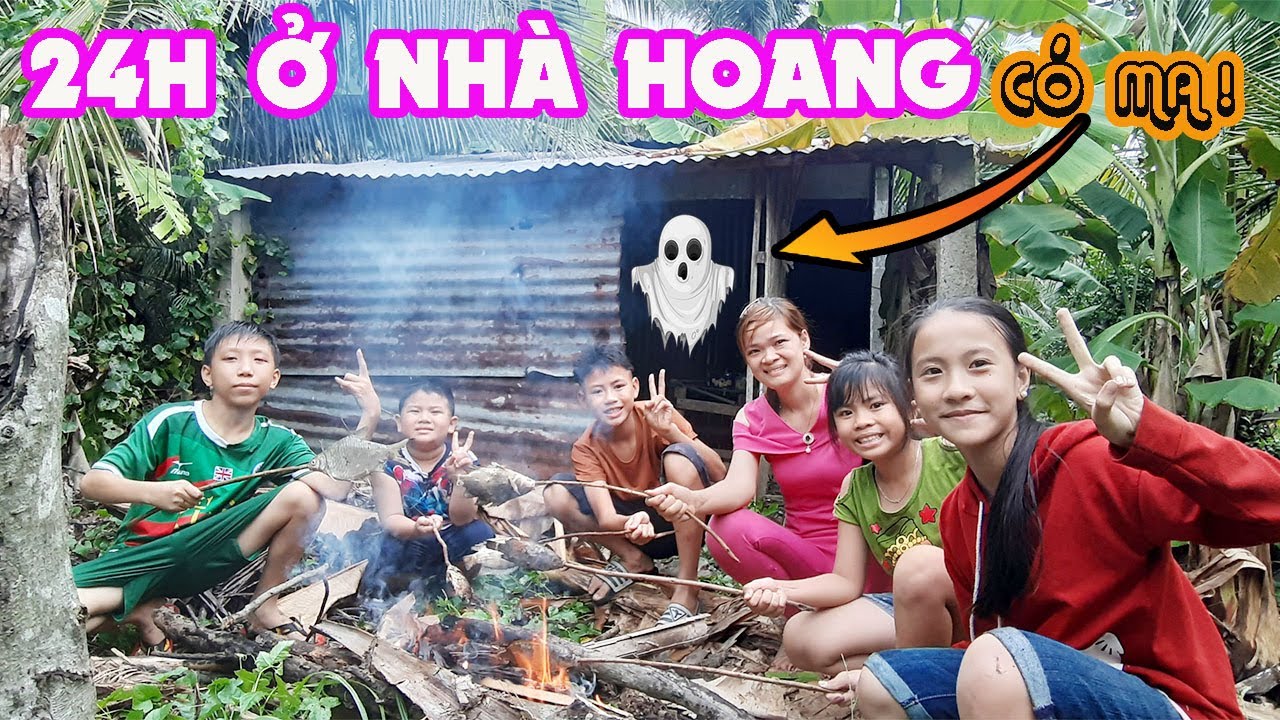 Thử Thách 24H Ở Nhà Hoang Và Cái Kết [ Trang And Vinh TV ]