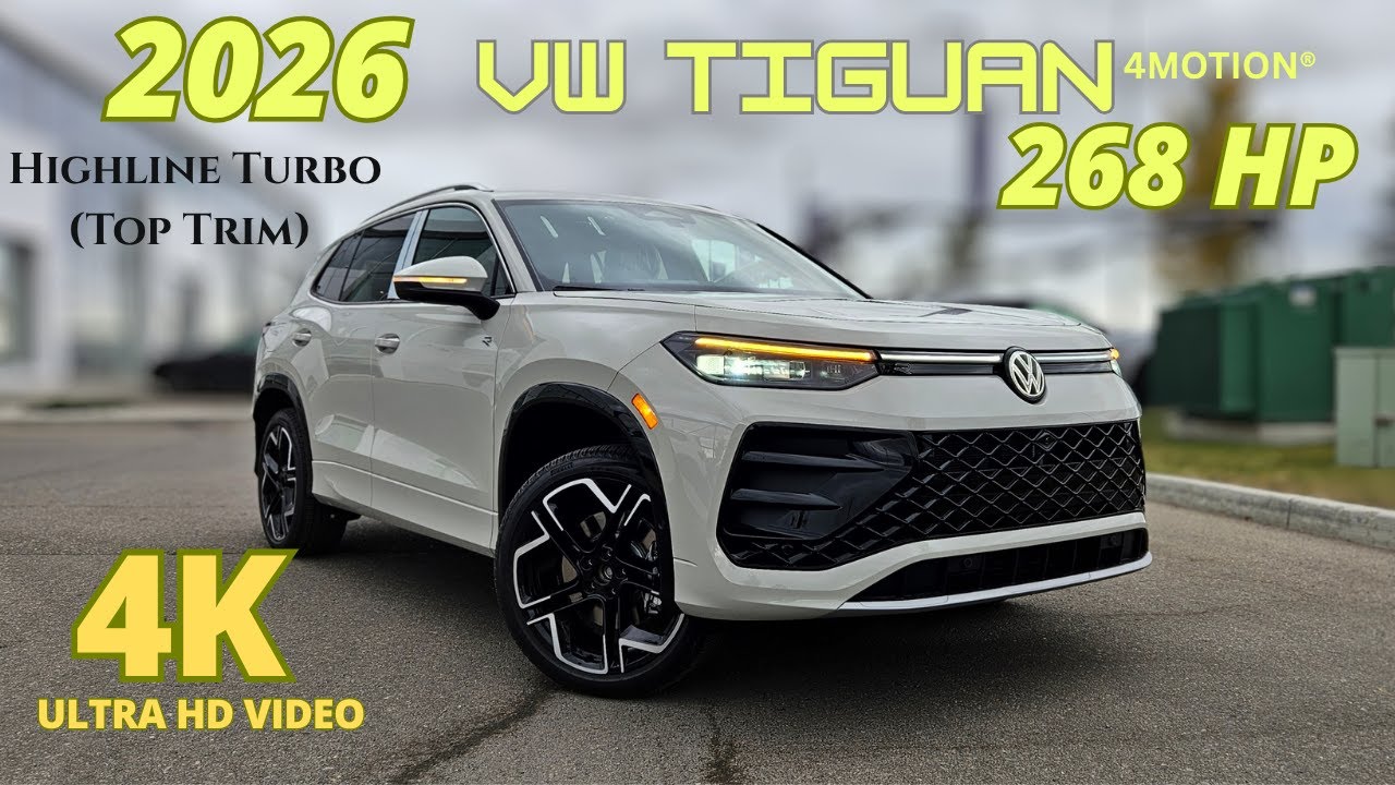 2026 Volkswagen Tiguan Highline Turbo 268HP- Walk-around video by Manik
