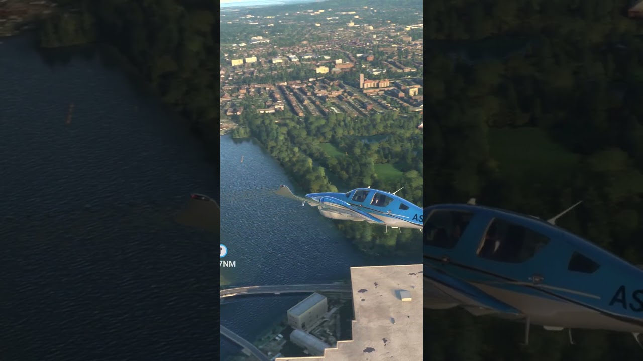 Samson and Goliath, Northern Ireland - Diamond Aircraft DA62 #shorts