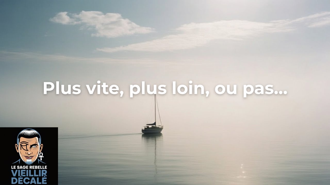 L'horizon s'éloigne même pour ceux qui avancent.