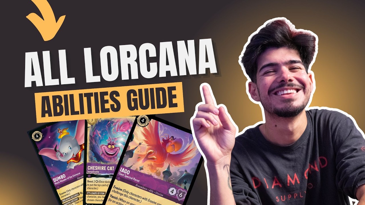 DISNEY LORCANA CARD ABILITY GUIDE!!!
