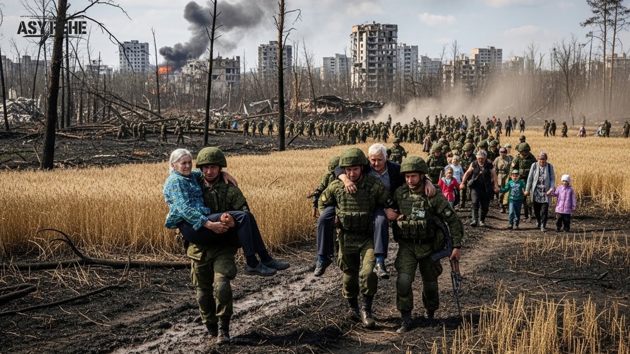How Russian Soldiers Rescued Ukrainian Civilians in Volchansk