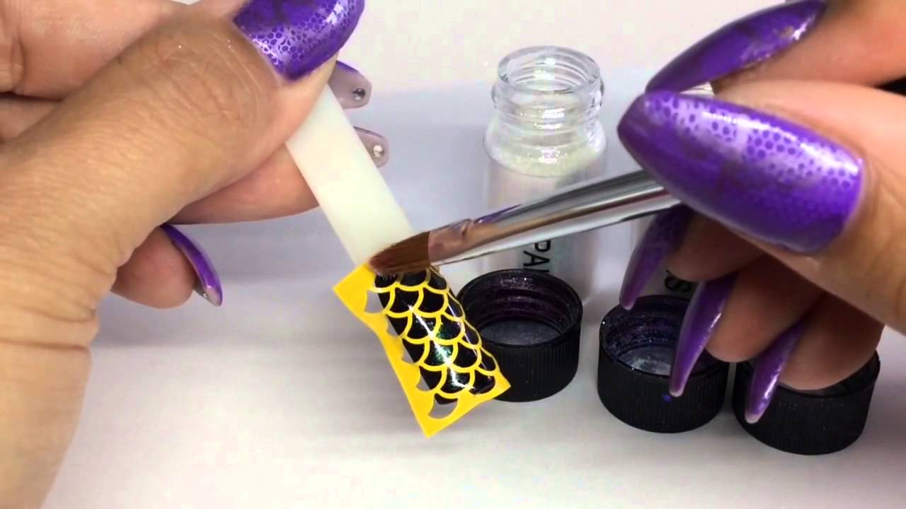 Nail Vinyls UK | Review & Tutorial with gel polish (Mermaid Nails & Cyclone)