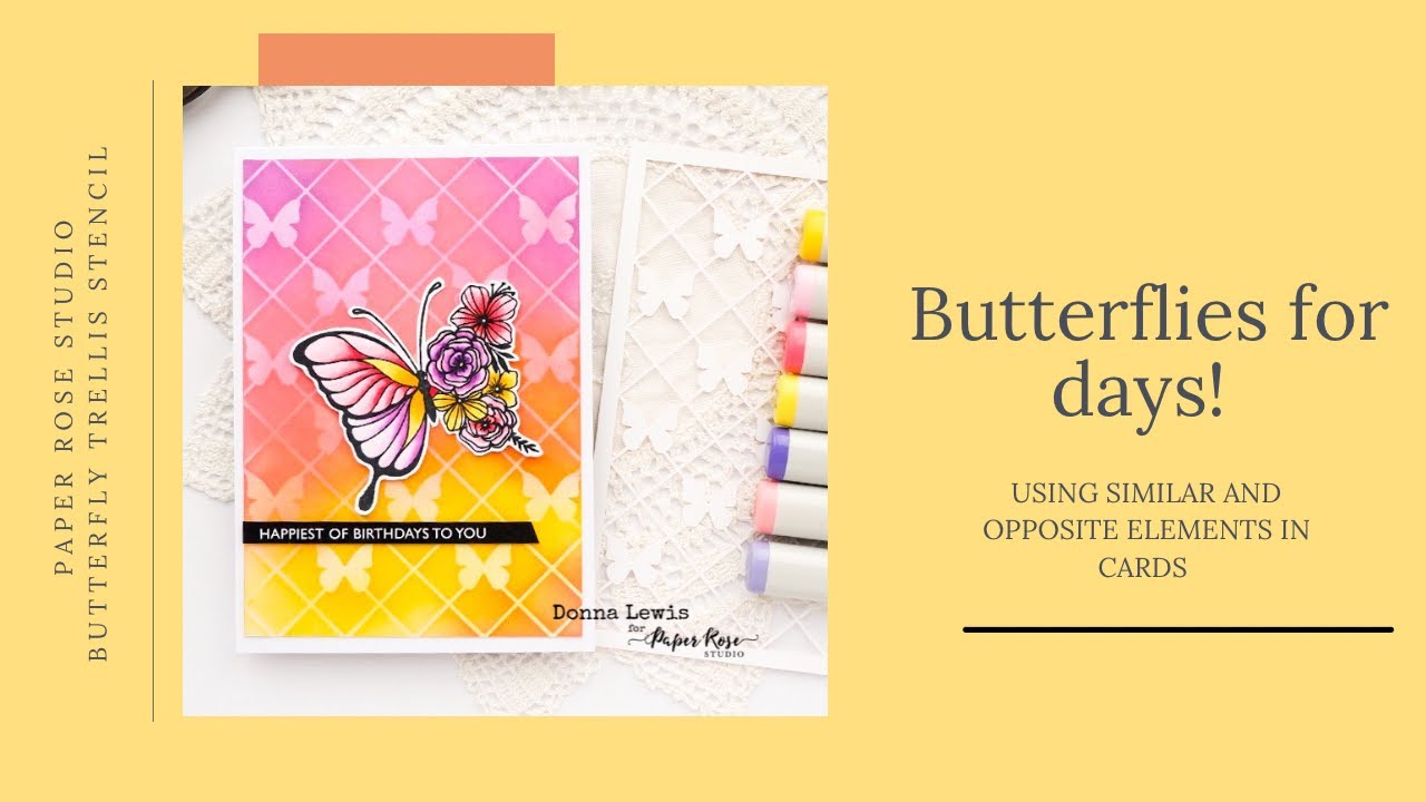 A butterfly card, and some bonus Japanese festival footage!