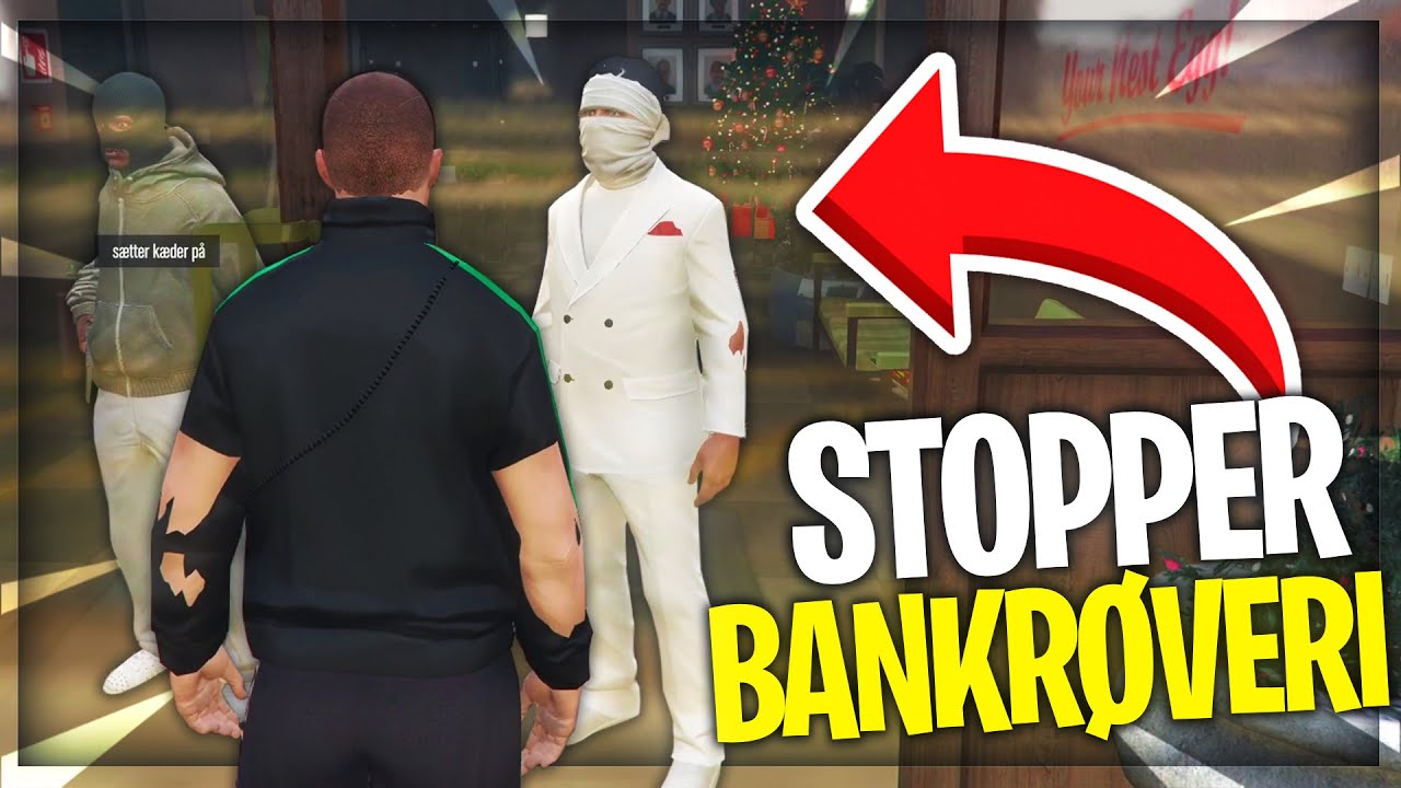 Stopper Et BANKRØVERI! - DANSK GTA 5 RP FIVEM
