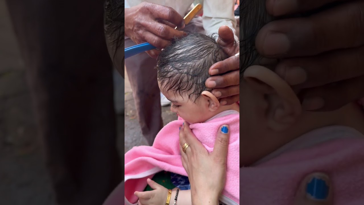Mundan 🥰 #shortvideos #ytshorts