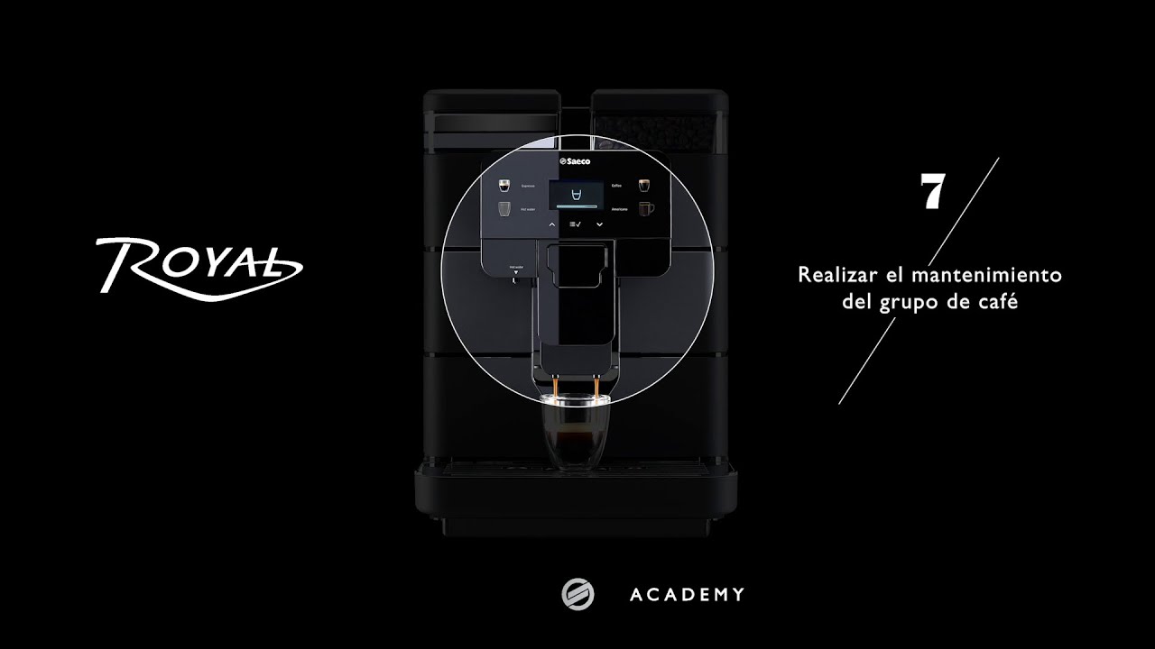 Royal Tutorial 7 - Realizar el mantenimiento del grupo de café