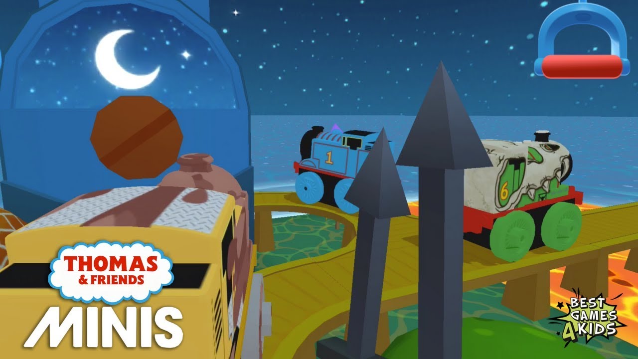 Thomas & Friends Minis #133 | New JURASSIC COVE Night Train Set By Budge Studios