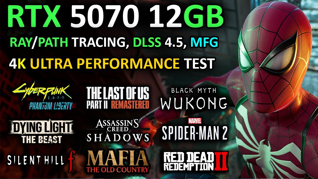 DLSS 4.5, настройки L, ультравысокая производительность | Тестирование в 10 играх при разрешении ...