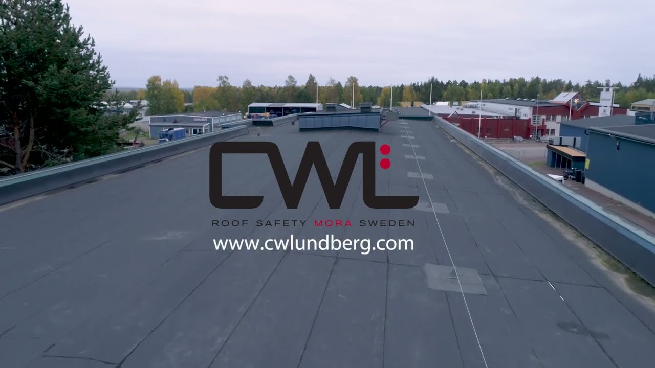 CWL Wiresystem extensible lengths - installation on bitumen membrane