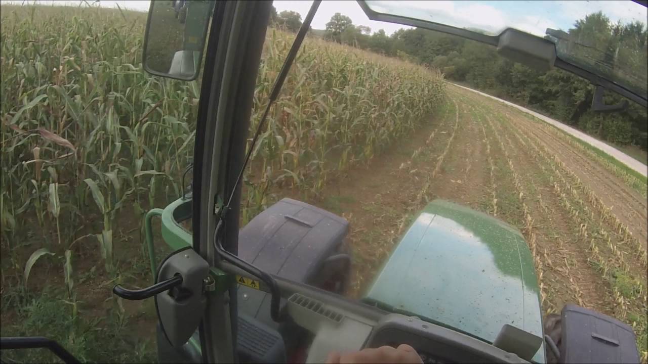 [CABVIEW] Fendt 714 Vario TMS beim Mais häckseln