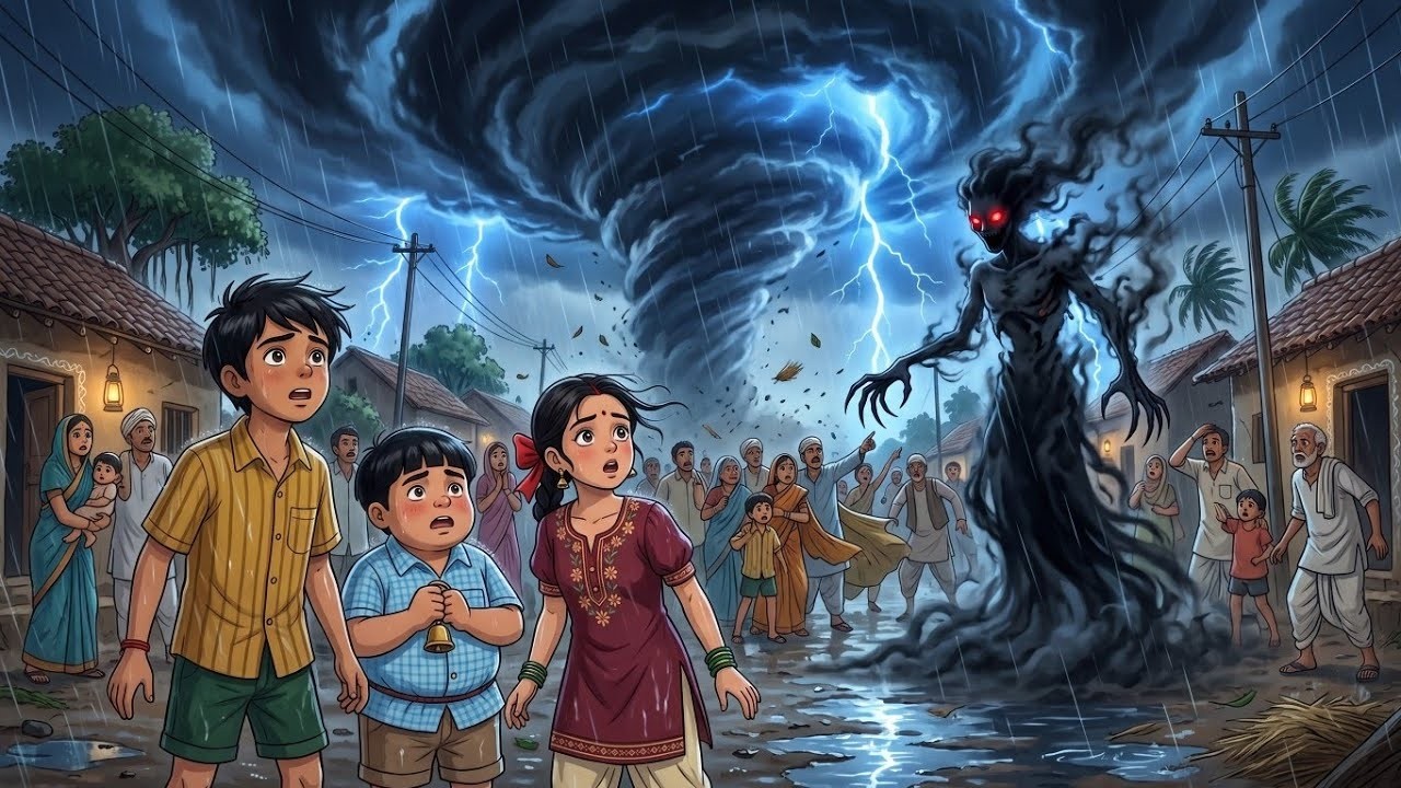 90s Nani Ka Ghar Aur Train Ka Safar😱 90s Village | 90s Childhood Ghibli Style Cartoon
