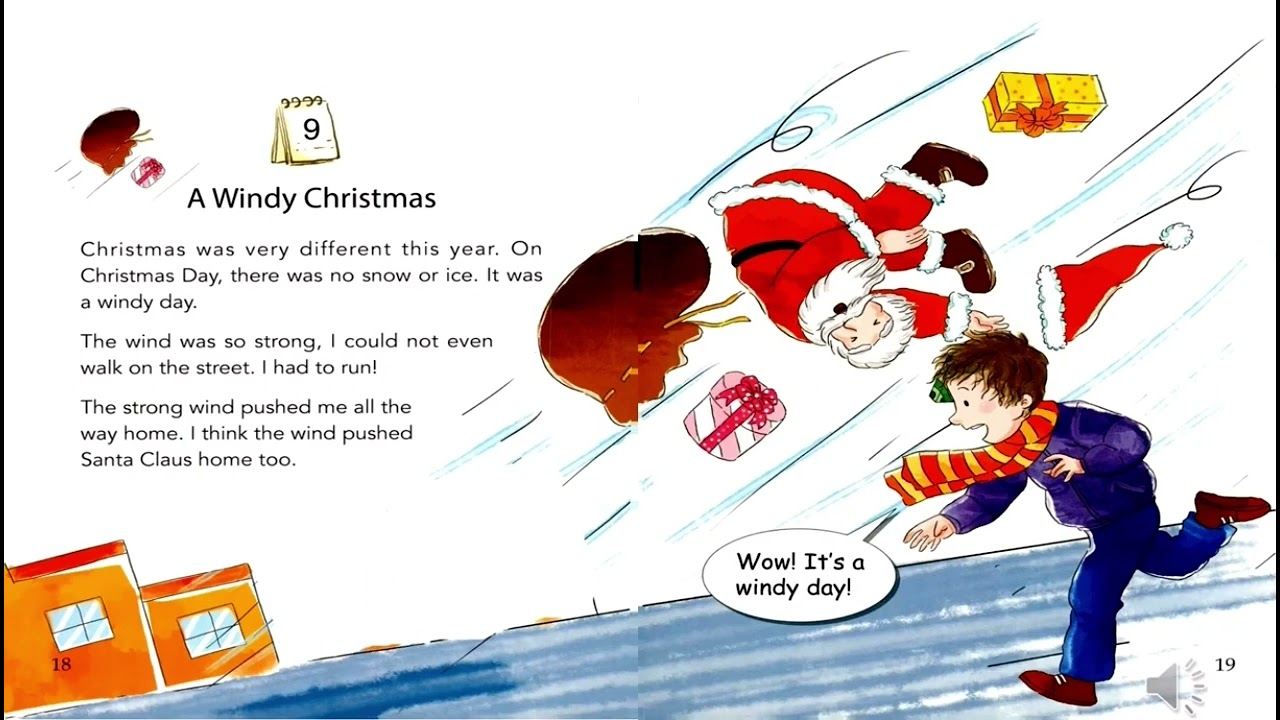 For beginners| one story a day| book 1| day 9 - A Windy Christmas