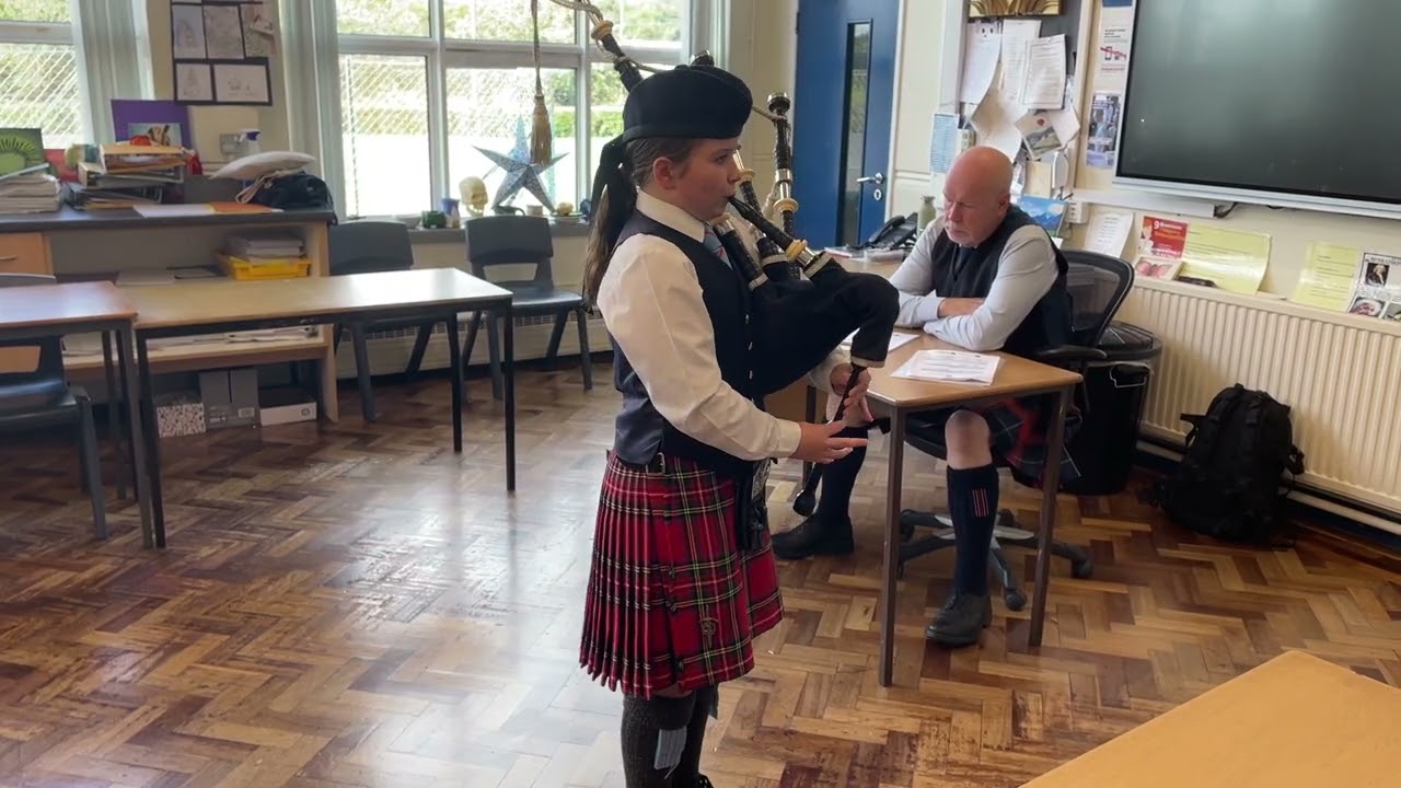 Emily Brownlee - Down Academy Solos 2025 - Playing up in the Under 14 Piping