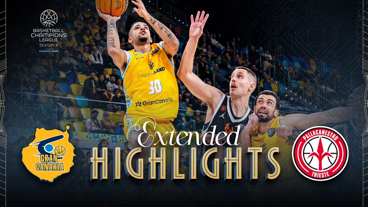 Dreamland Gran Canaria v Pallacanestro Trieste | Round of 16 | Highlights | #BasketballCL 2025-26