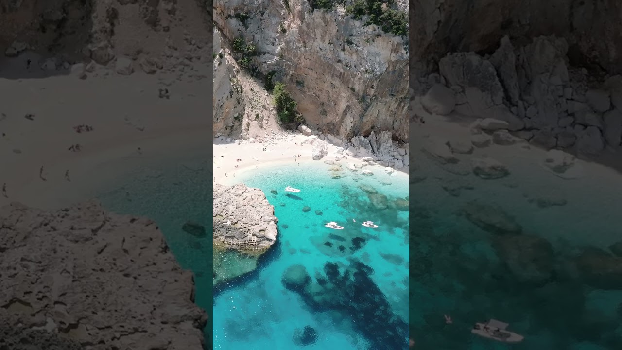 Barche Volanti a Cala Mariolu [ 4K ] Sardegna World