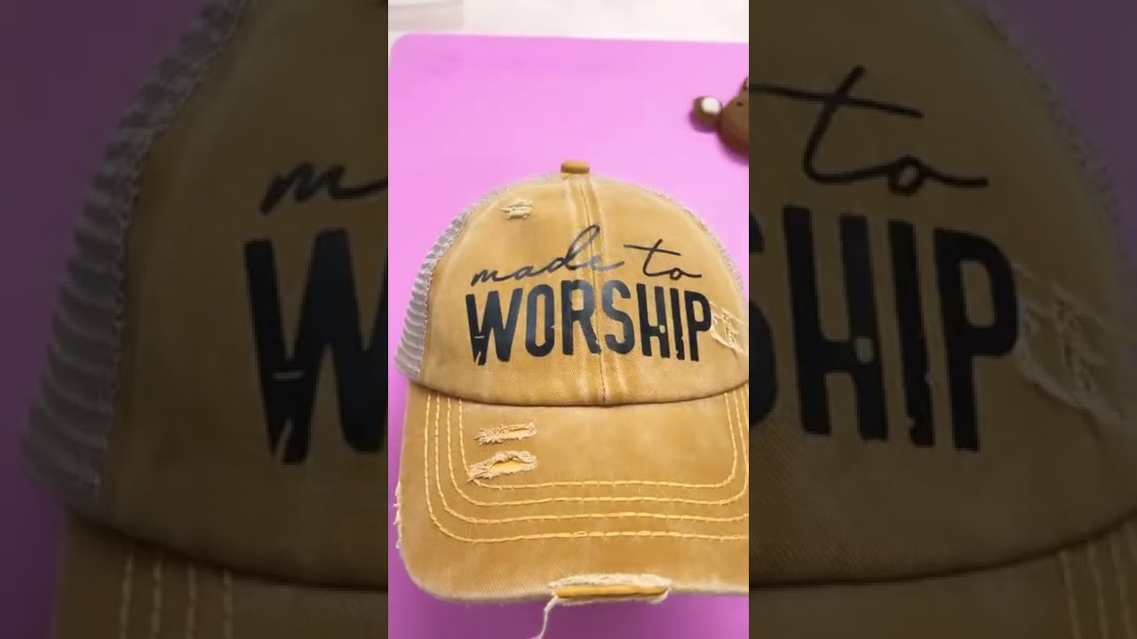 🧢 How To Use The Cricut Hat Press With HTV