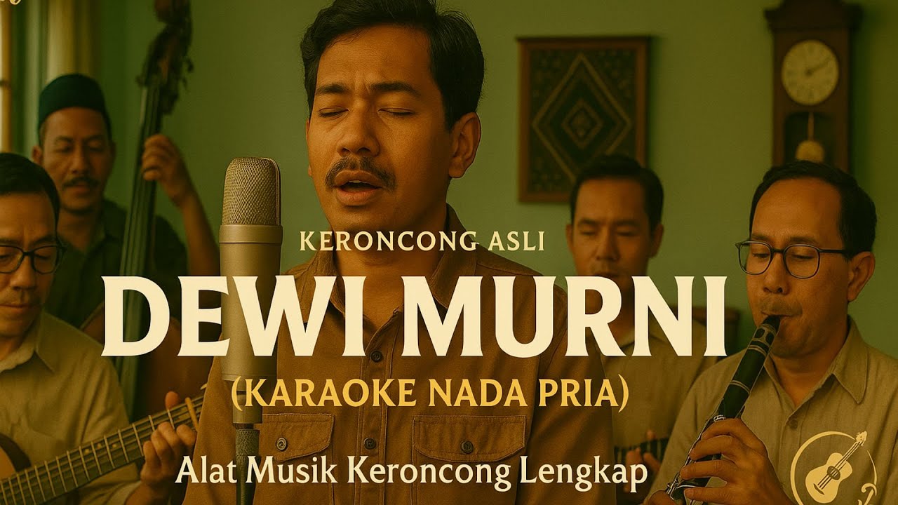 DEWI MURNI KARAOKE KERONCONG NADA PRIA / NADA DASAR BES