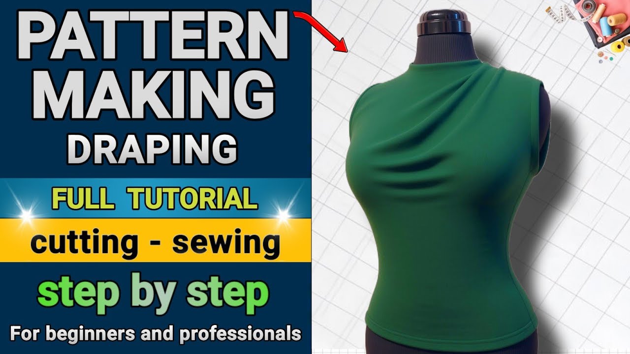 Neckline & Bodice Pattern | Step-by-Step Cut & Sew
