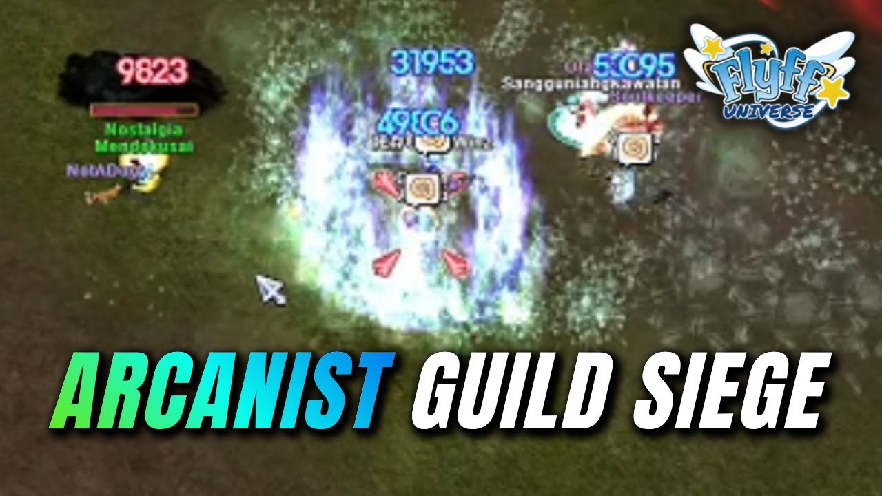 Flyff Universe Aracanist Guild Siege PVP Highlights Only 02/07/2026 | Lawolf Server