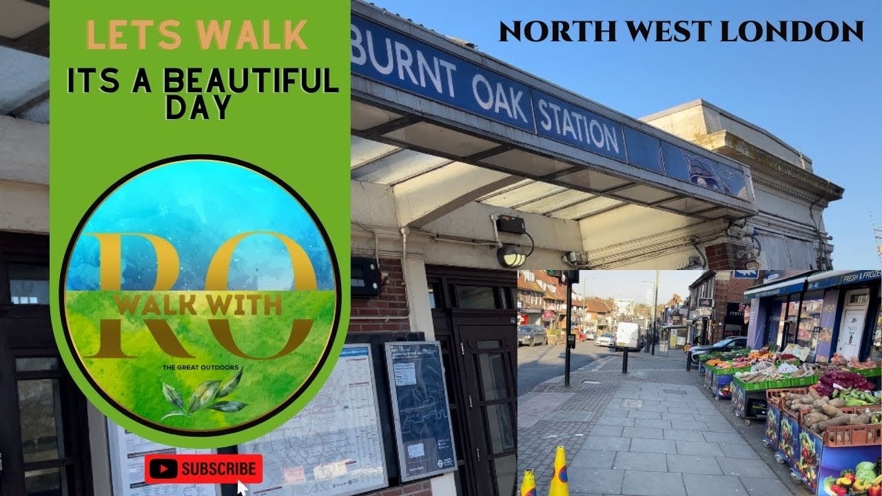 London Walking Tour: Colindale Asda to Colindale station via Burnt Oak #walkwithro