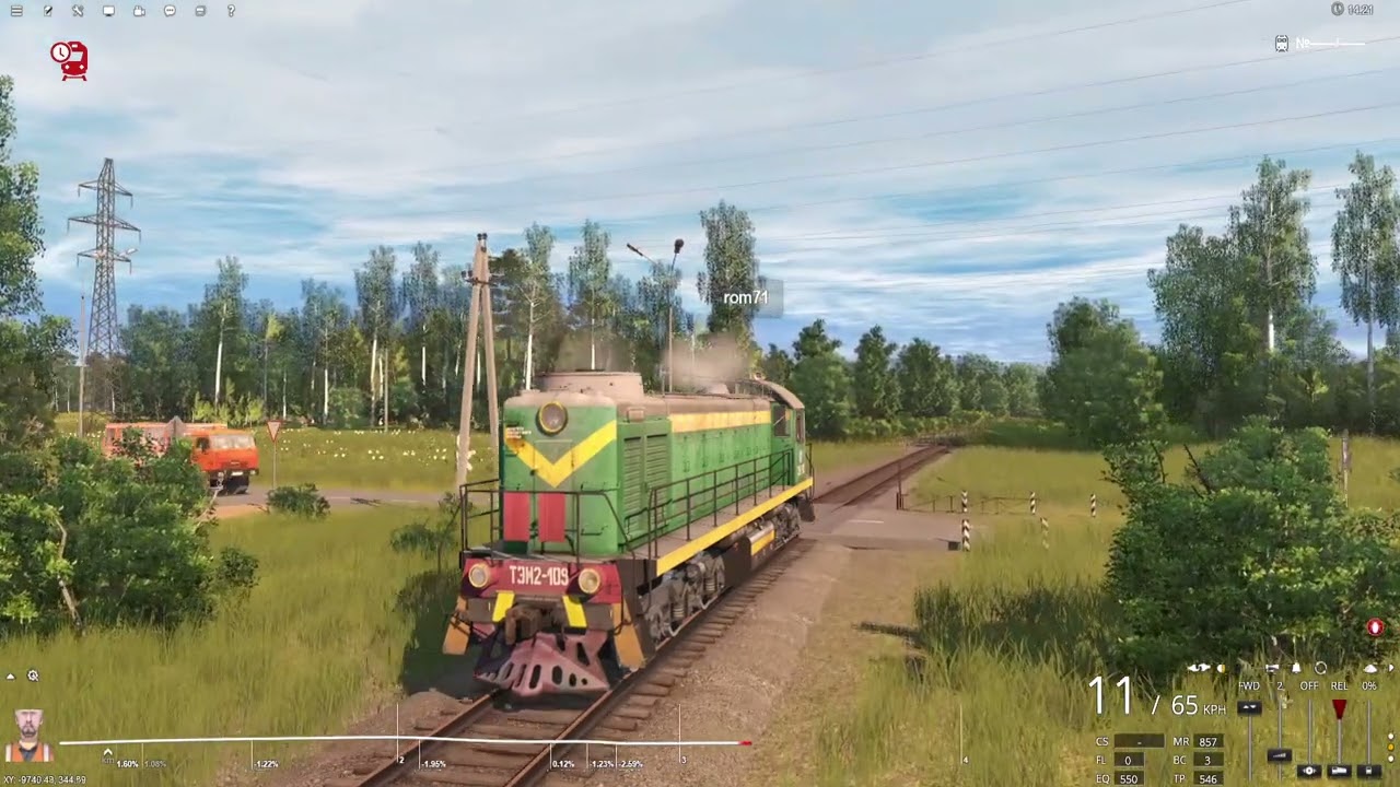 Столкновение на переезде 💥Trainz Railroad Simulator 2022.