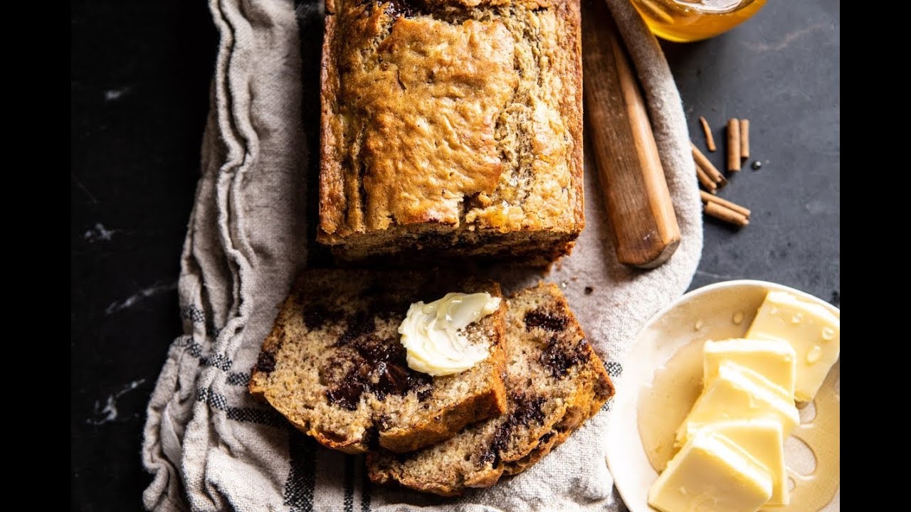 chocolate chunk coconut banana bread