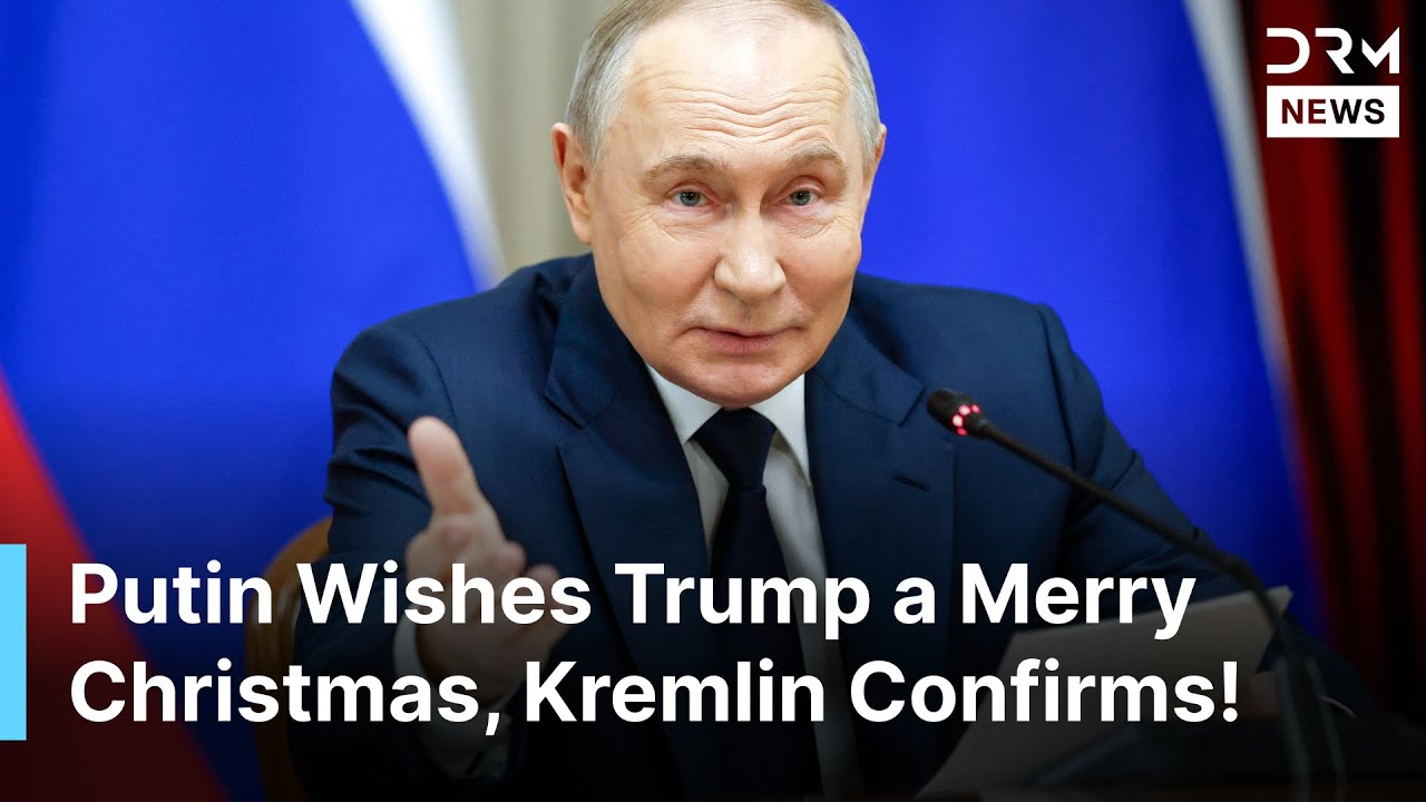 MUST WATCH: Putin Sends Christmas Wishes to Trump, Kremlin Confirms Message | DRM News | AC1Z