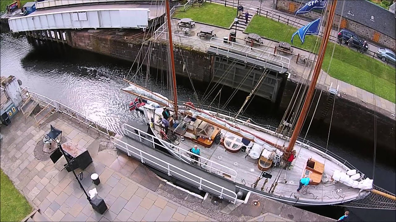 Wyvern av Ålesund, Tall ships race frakt etappe. Caledonian kanalen.