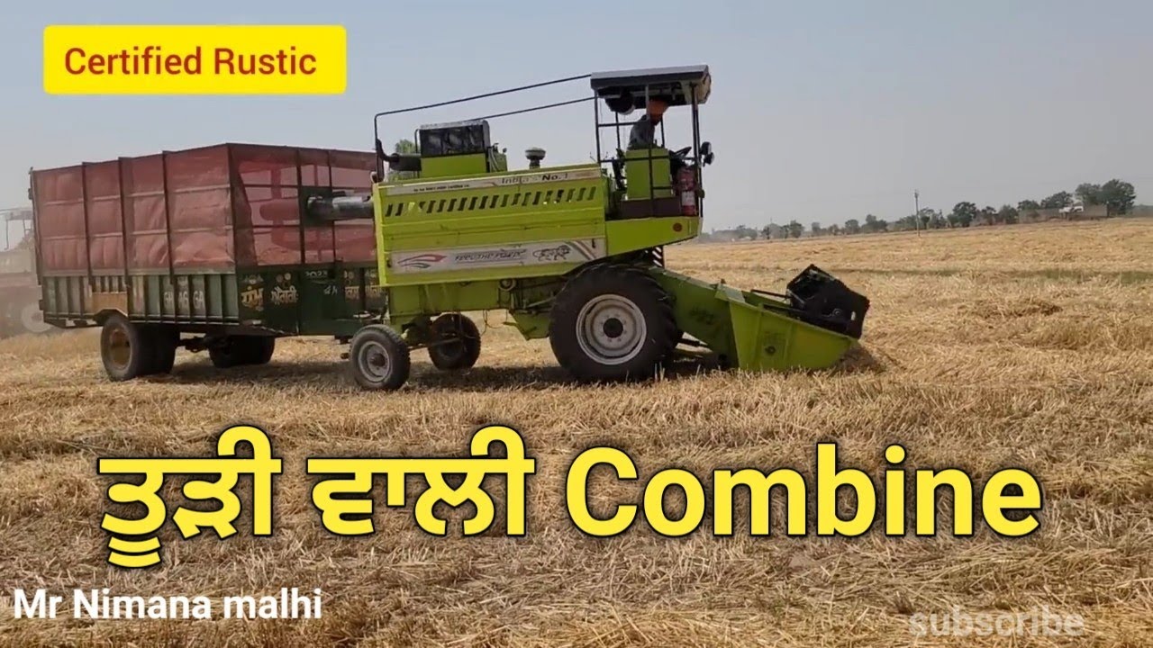 ਆਹ ਕੀ ਬਨਾਤਾ Gill Preet ਆਲਿਆ ਨੇ। ਤੂੜੀ ਵਾਲੀ Combine (ਰੀਪਰ) । ਮਗਰ 18 ਫੁੱਟੀਆ ਟਰਾਲੀਆਂ। #punjabivlogs