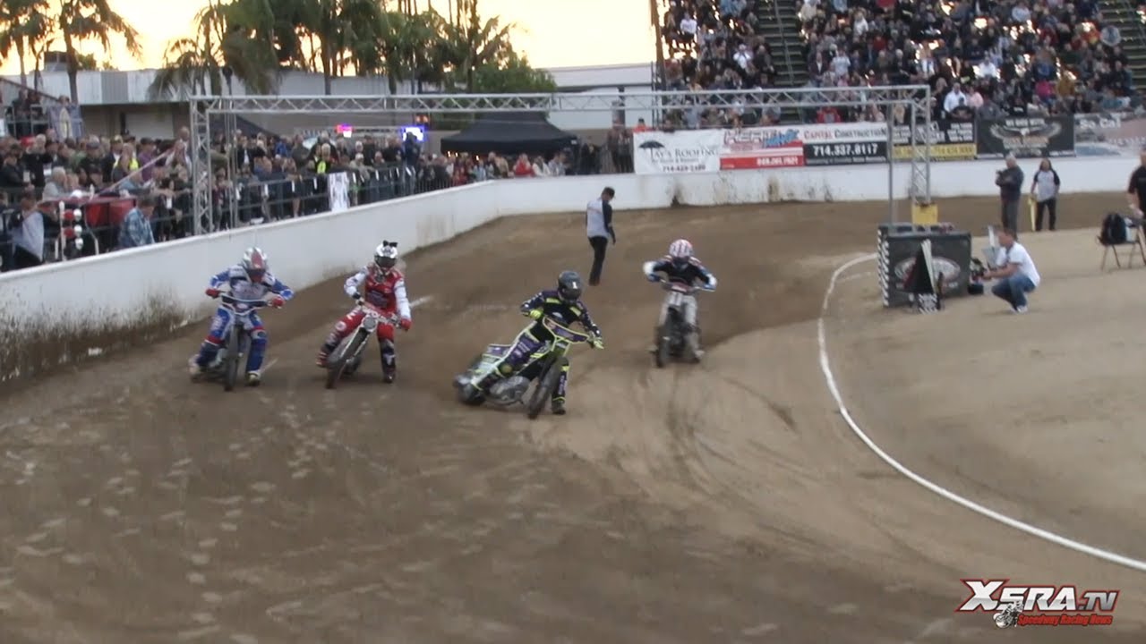 Макс Рамл выигрывает первую гонку — Кубок Джека Милна на трассе Costa Mesa Speedway