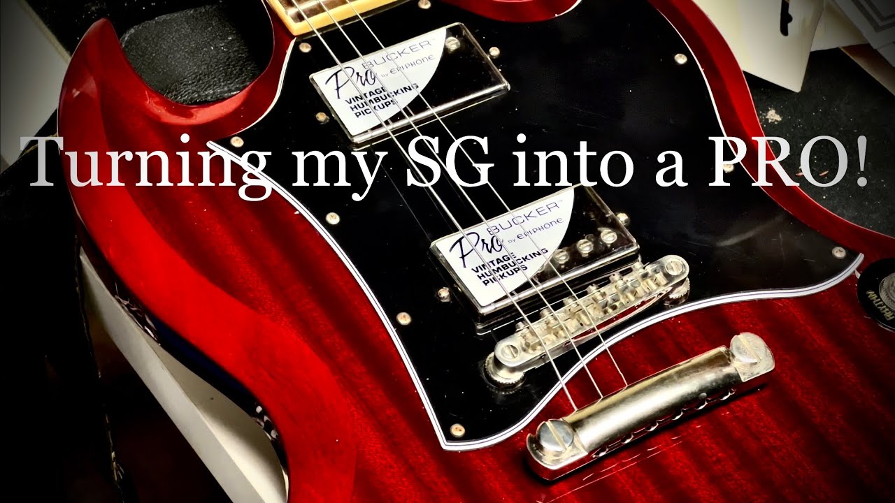 Установка ProBuckers и Pro Wiring Harness в мой Epiphone SG Standard 2020 года!