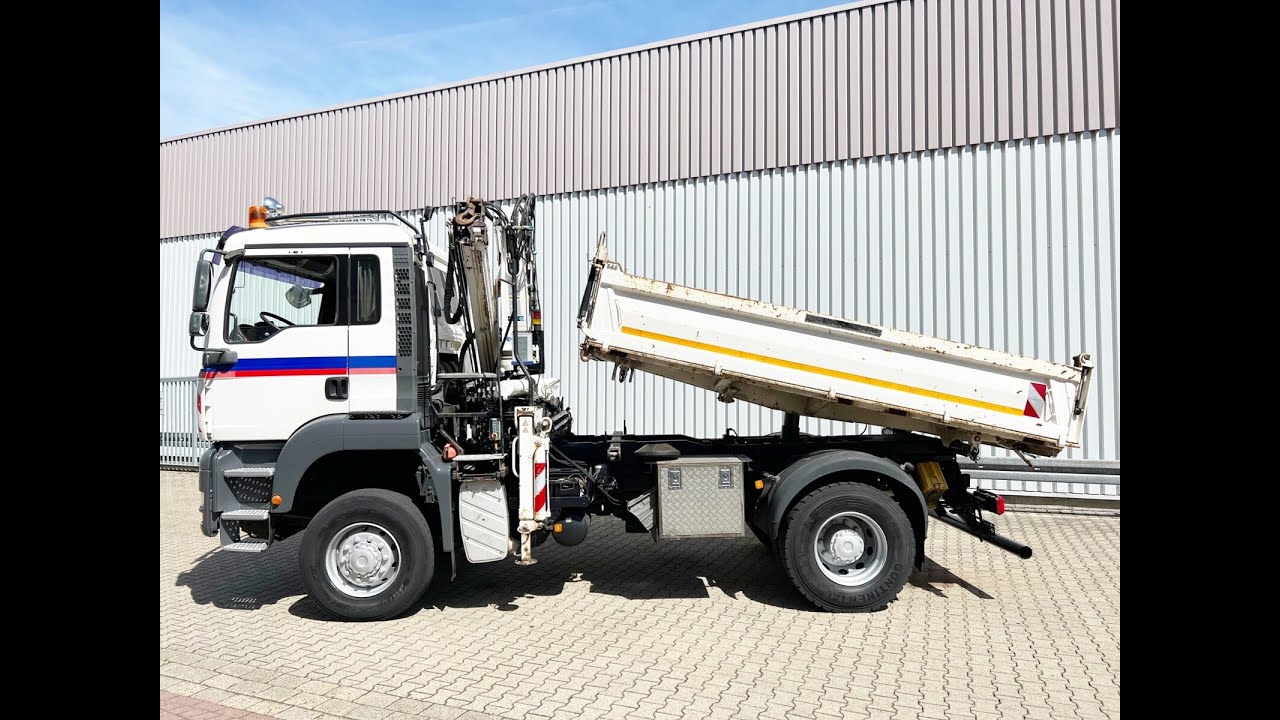 MAN TGA 18.440 4x4 BB mit Kran Atlas AK 165.2E, Funk