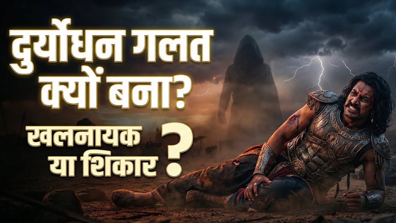 दुर्योधन खलनायक नहीं था? | Mahabharat Truth Hindi #mahabharat #krishna #mahabharatfacts #krishnagyan