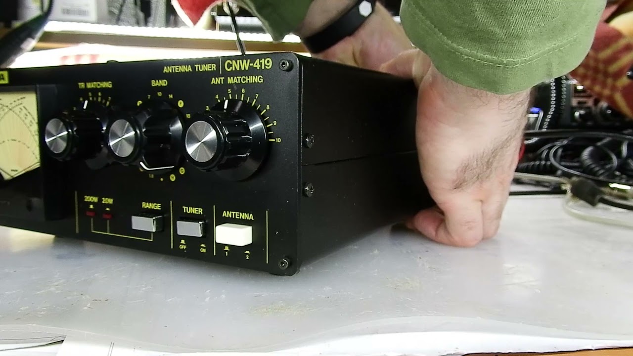 Funcionamiento acoplador de antena DAIWA CNW-419