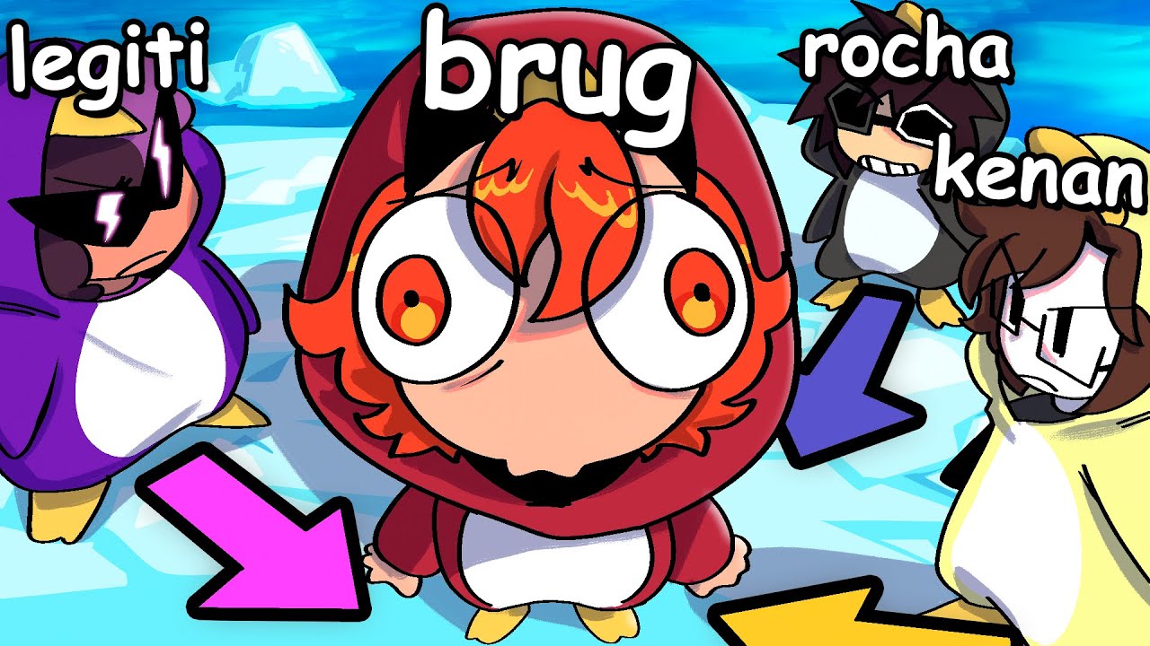 fazendo uma SINUCA DE PINGUINS no KNOCKOUT do roblox