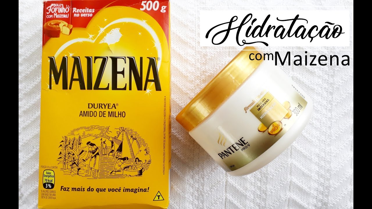 Hidratação com Maizena | Como eu faço