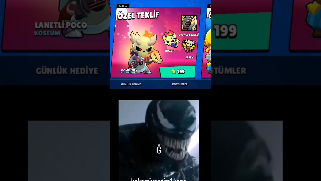 Brawl stars &ouml;zel teklif ama &ccedil;ok &ouml;zel #brawlstars #shorts