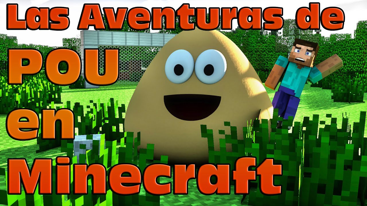 Las aventuras de Pou en Minecraft: Jugando al futbol - Pou Adventures in Minecraft