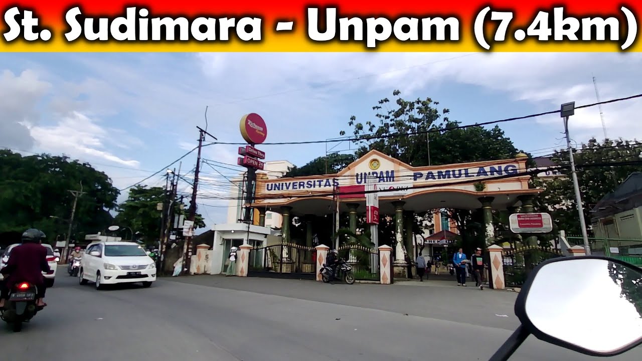 Trip Dari Stasiun Sudimara Jombang Ciputat ke Kampus Universitas Pamulang Unpam 7.4km