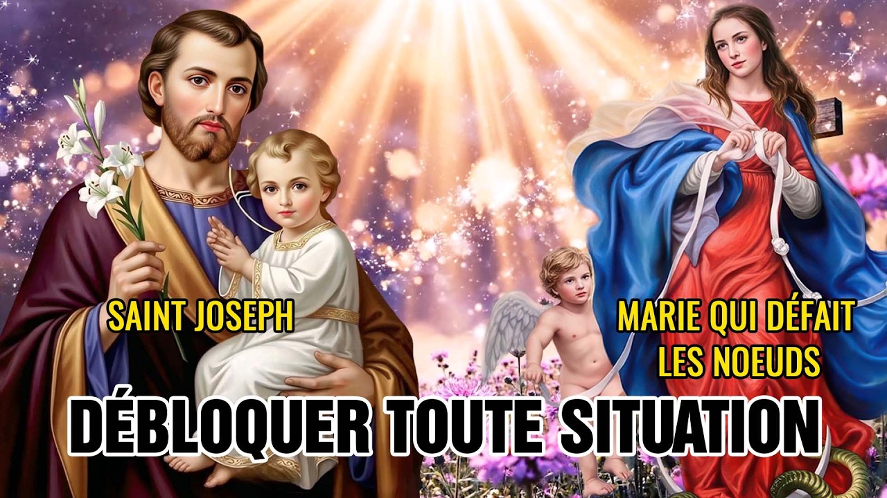 MARIE QUI DÉFAIT LES NOEUDS et SAINT JOSEPH - PRIÈRE POUR DÉBLOQUER TOUTE SITUATION AUJOURD’HUI