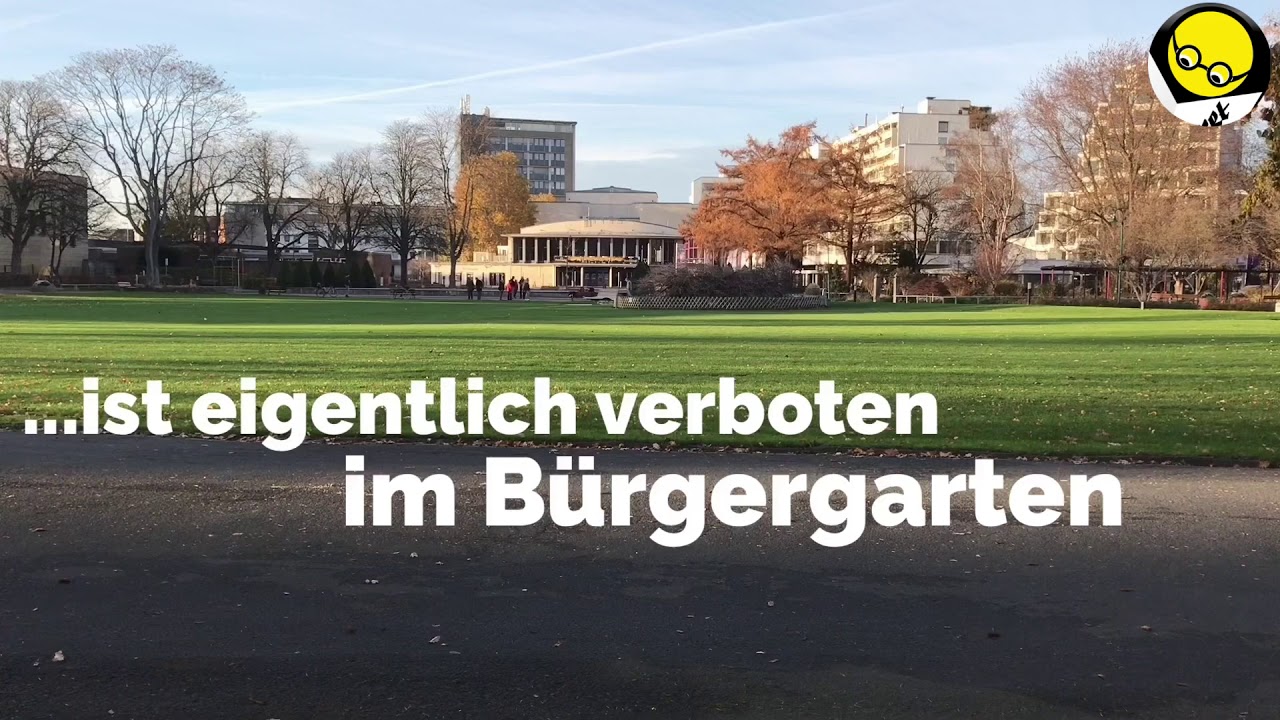 DAS ist VERBOTEN im B&uuml;rgergarten Hameln!