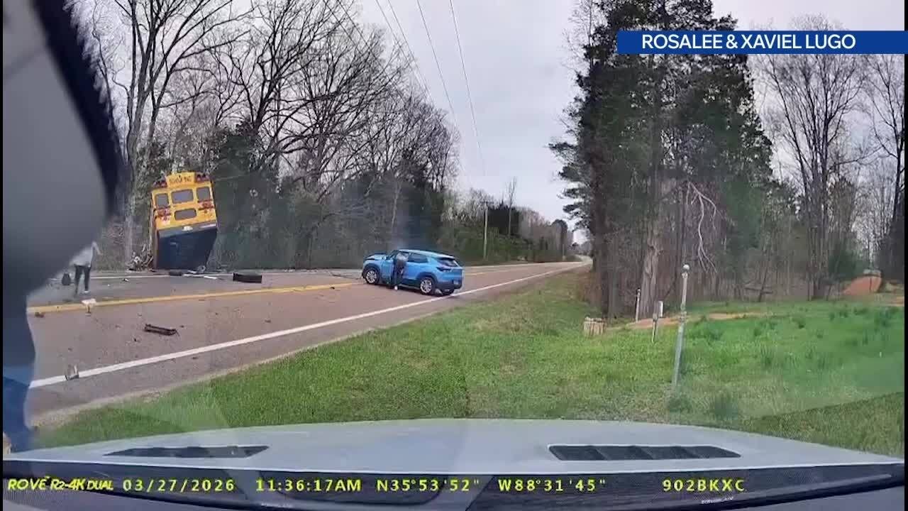 Montgomery County parent shares dash cam video from deadly school bus crash