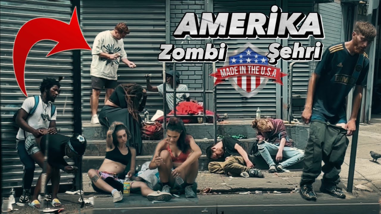 GER&Ccedil;EK ZOMBİLER !! AMERİKA&rsquo;nın ZOMBİ ŞEHRİ PHİLADELPHİA | KENSINGTON 🇺🇸