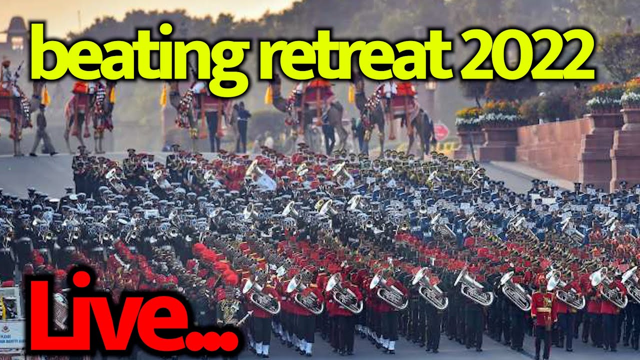 the Beating Retreat Ceremony of 2022 at Vijay Chowk | The Kantap