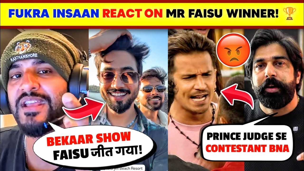 OMG!🤯 Fukra Insaan REACTION On Mr faisu The 50 Winner🏆| Rubal Dhankar On Prince Narula Fight | Adnan
