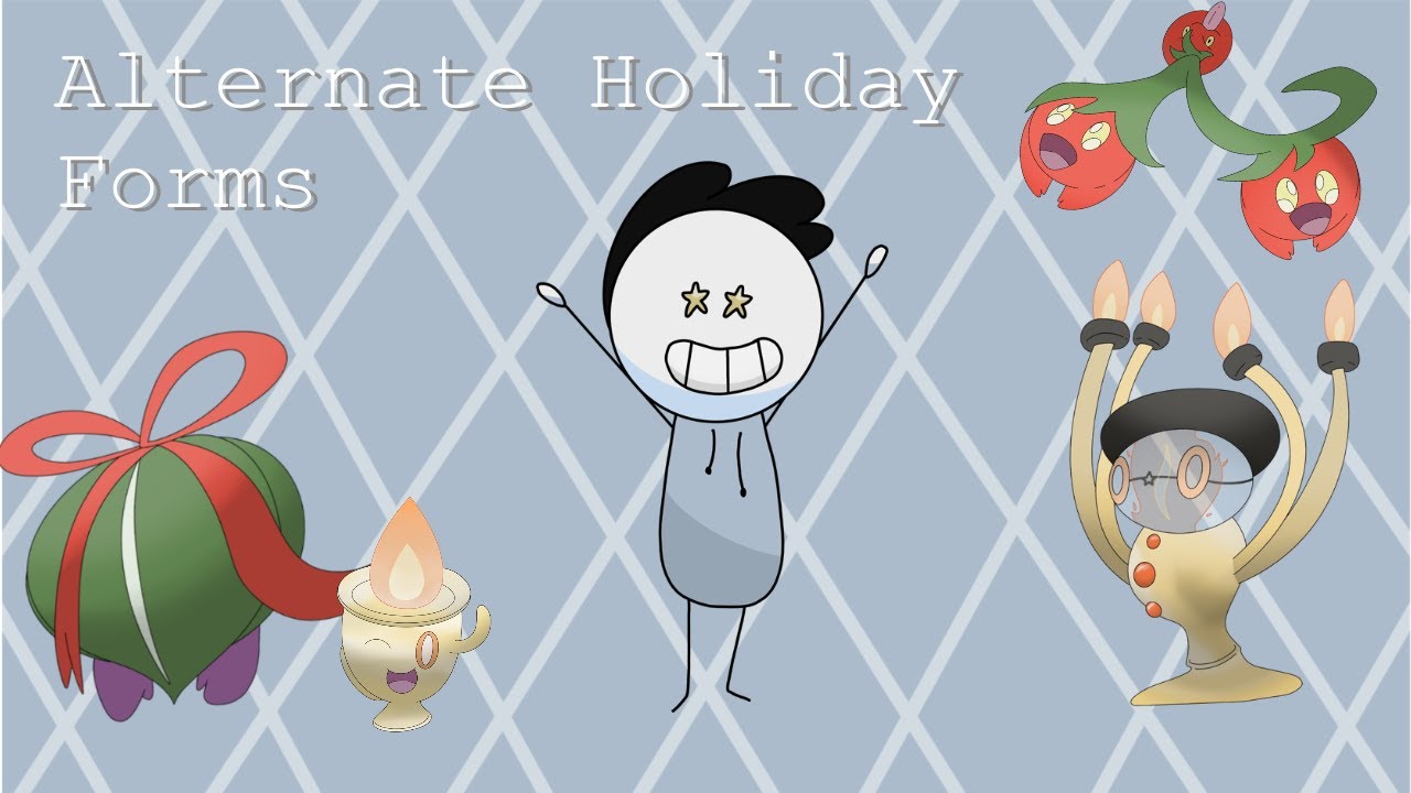 Drawing New Alternate Holiday Forms For Pokemon!