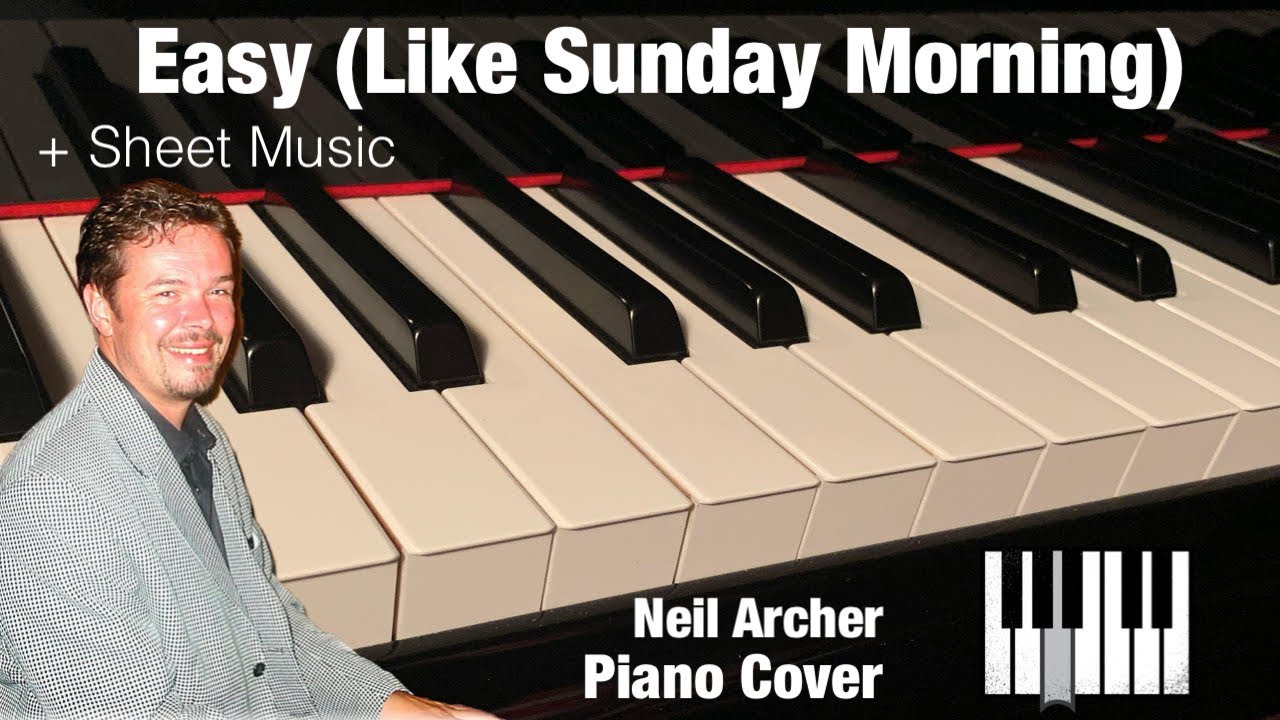 Easy Like Sunday Morning - The Commodores / Lionel Richie - Piano Cover + Sheet Music