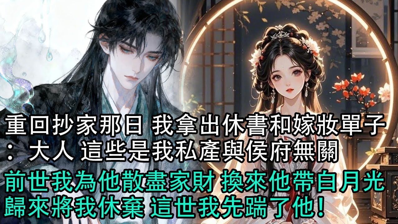 【一口氣看完】重回抄家那日 我拿出休書和嫁妝單子：大人 這些是我私產與侯府無關，前世我為他散盡家財，換來他帶白月光歸來將我休棄，這世我先踹了他！#古言 #有聲小說 #情感故事